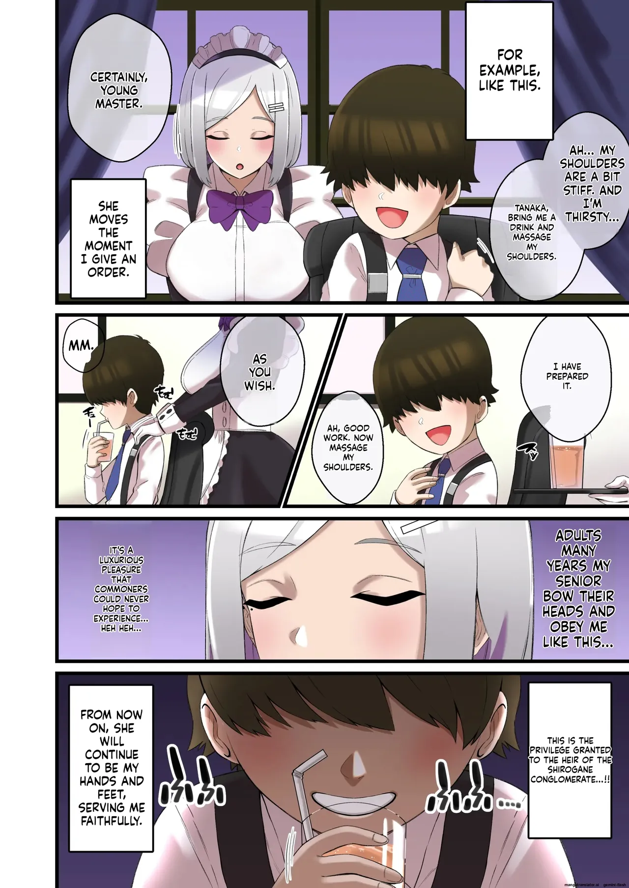 メイドの特別パイズリ性教育で生意気坊ちゃんがわからせられる話   Hentai Chapter 1 - page 3