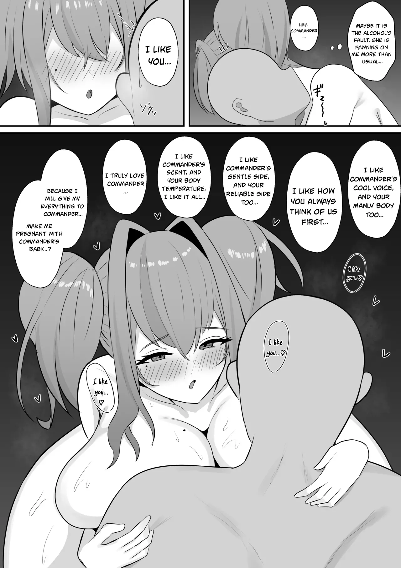Lovey-dovey impregnation sex with Bremerton after the mood got romantic Chapter 1 - page 5