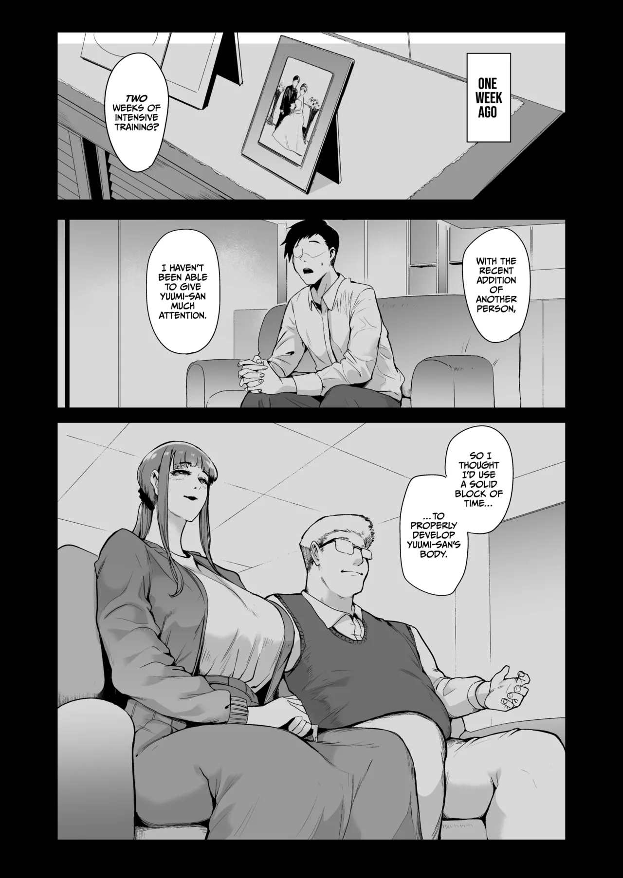 Fella Mask Fujin Kanketsu Hen ~Otto no Mae de Midareru Mask Dorei Zuma-tachi~ + After Chapter 1 - page 3