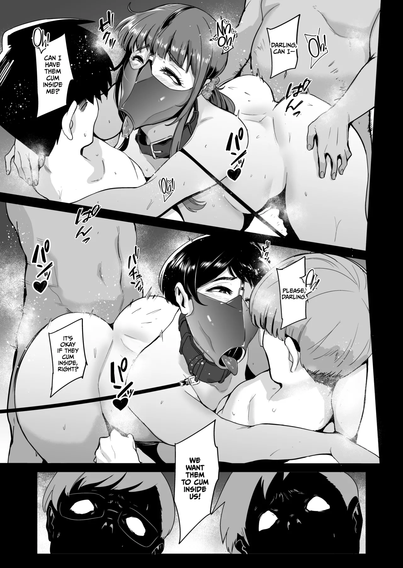 Fella Mask Fujin Kanketsu Hen ~Otto no Mae de Midareru Mask Dorei Zuma-tachi~ + After Chapter 1 - page 42