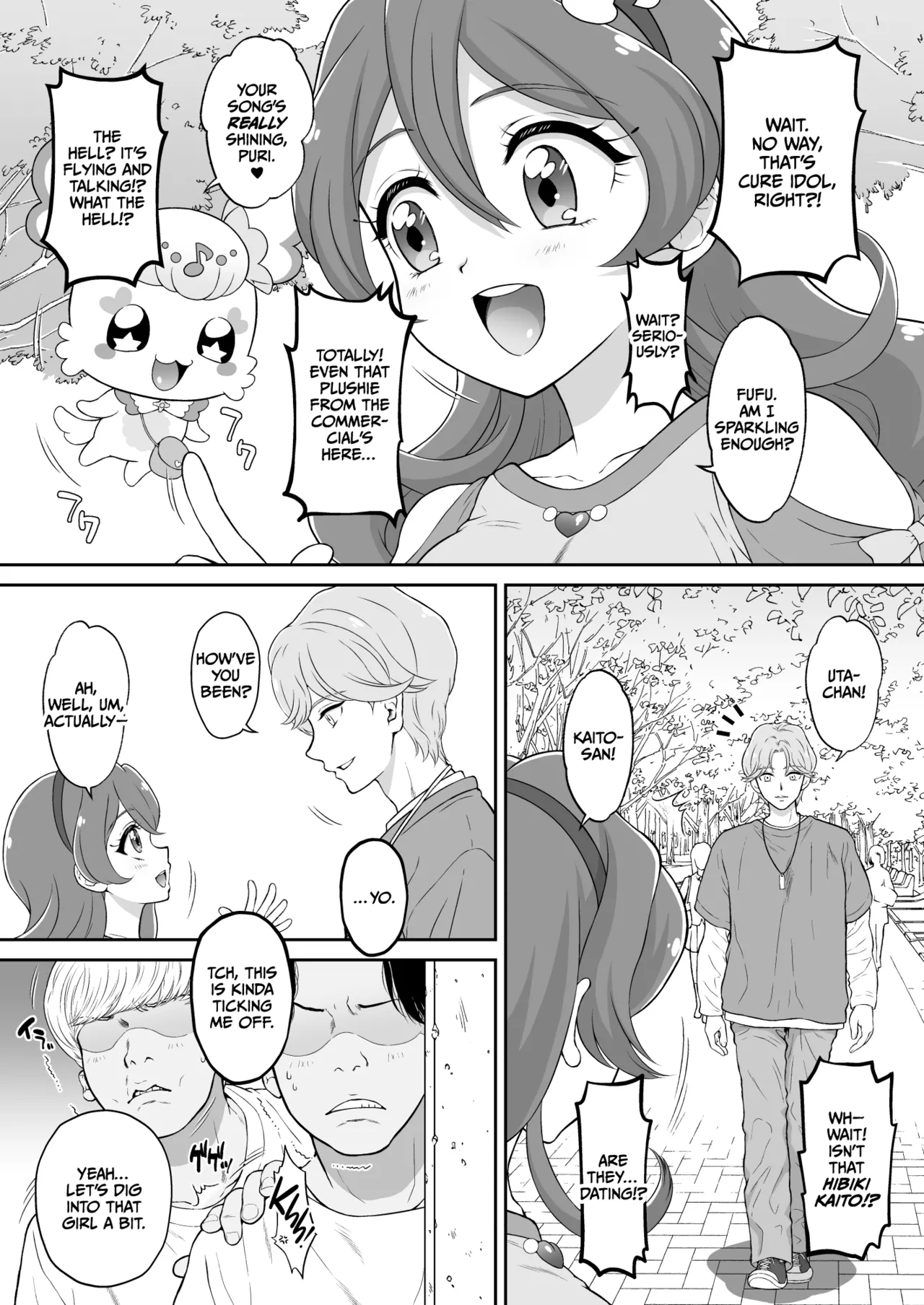 Net literacy ga Hikui Yousei ga Kakusan saseta Douga de Shoutai ga Barete shimatta! IDOL Hen Chapter 1 - page 4