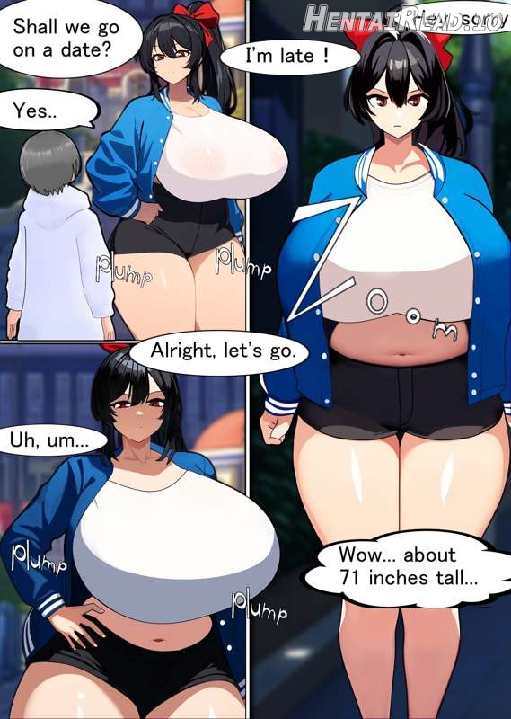 Swallowed whole by a busty, plump, tall succubus met on a dating app Chapter 1 - page 1