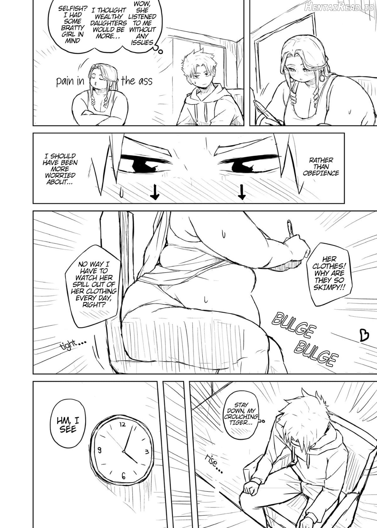 Tutor and chubby student Chapter 1 - page 14