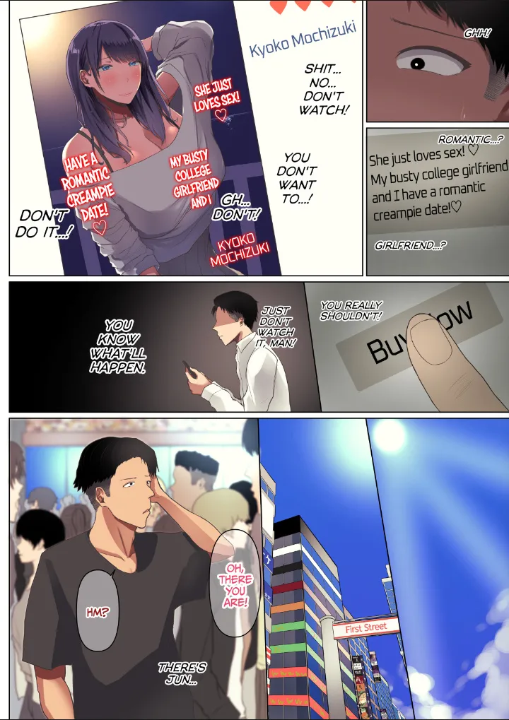 My Childhood Sweetheart Was Ensured By An Upperclassman's Huge Cock Chapter 1 - page 243