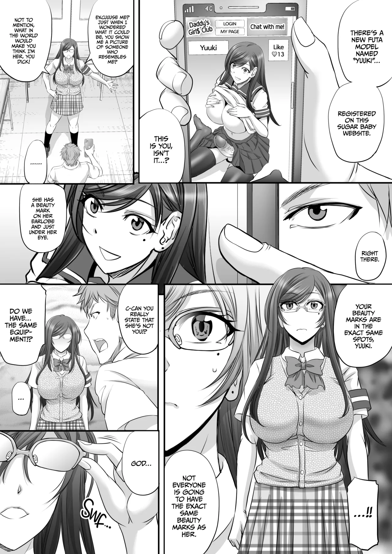 Boyfriend for a Sugar Baby Futa Girl Chapter 1 - page 4