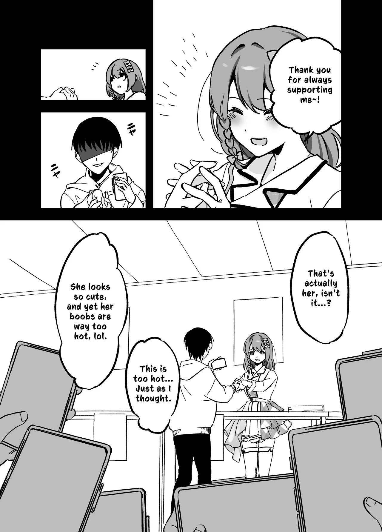 Ryuushutsu Heroine ~Oshi Idol ga Yowasare Nugasare Sarasareru~ Chapter 1 - page 33