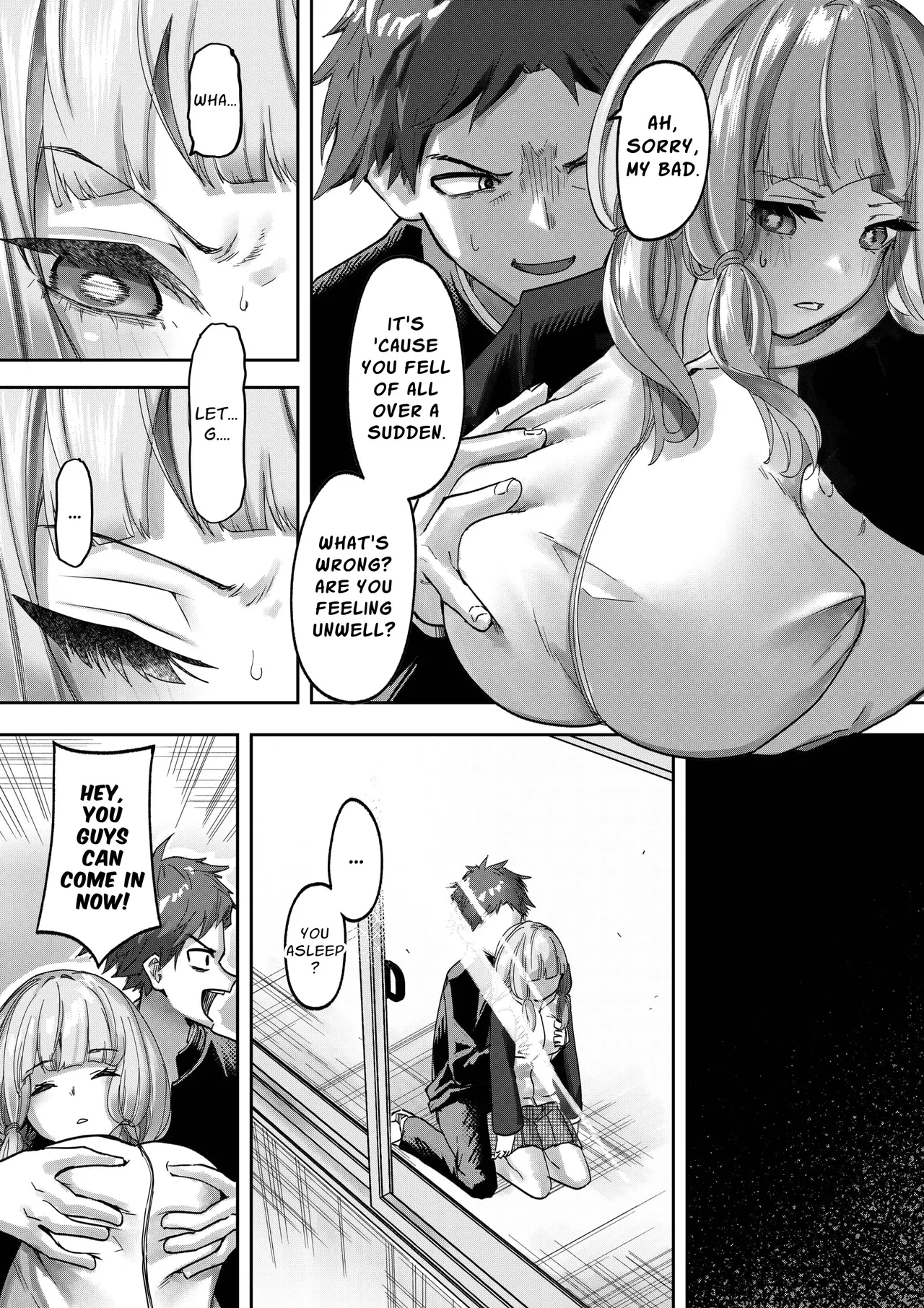 Kyonyuu JK Nemurasete Oppai wo Moteasobu Chapter 1 - page 14