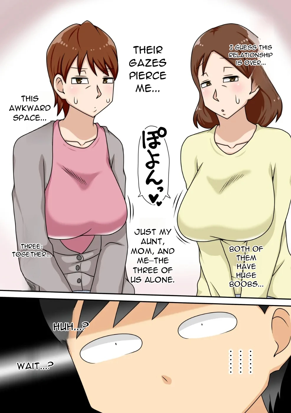 Inkya no Oi to Oba to MAMA to 3P - Introverted Nephew - Threesome with Nephew, Aunt and Mom Chapter 1 - page 12