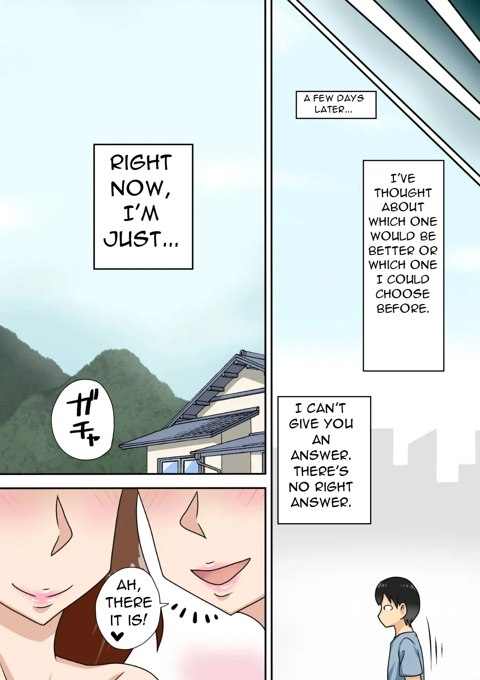 Inkya no Oi to Oba to MAMA to 3P - Introverted Nephew - Threesome with Nephew, Aunt and Mom Chapter 1 - page 53