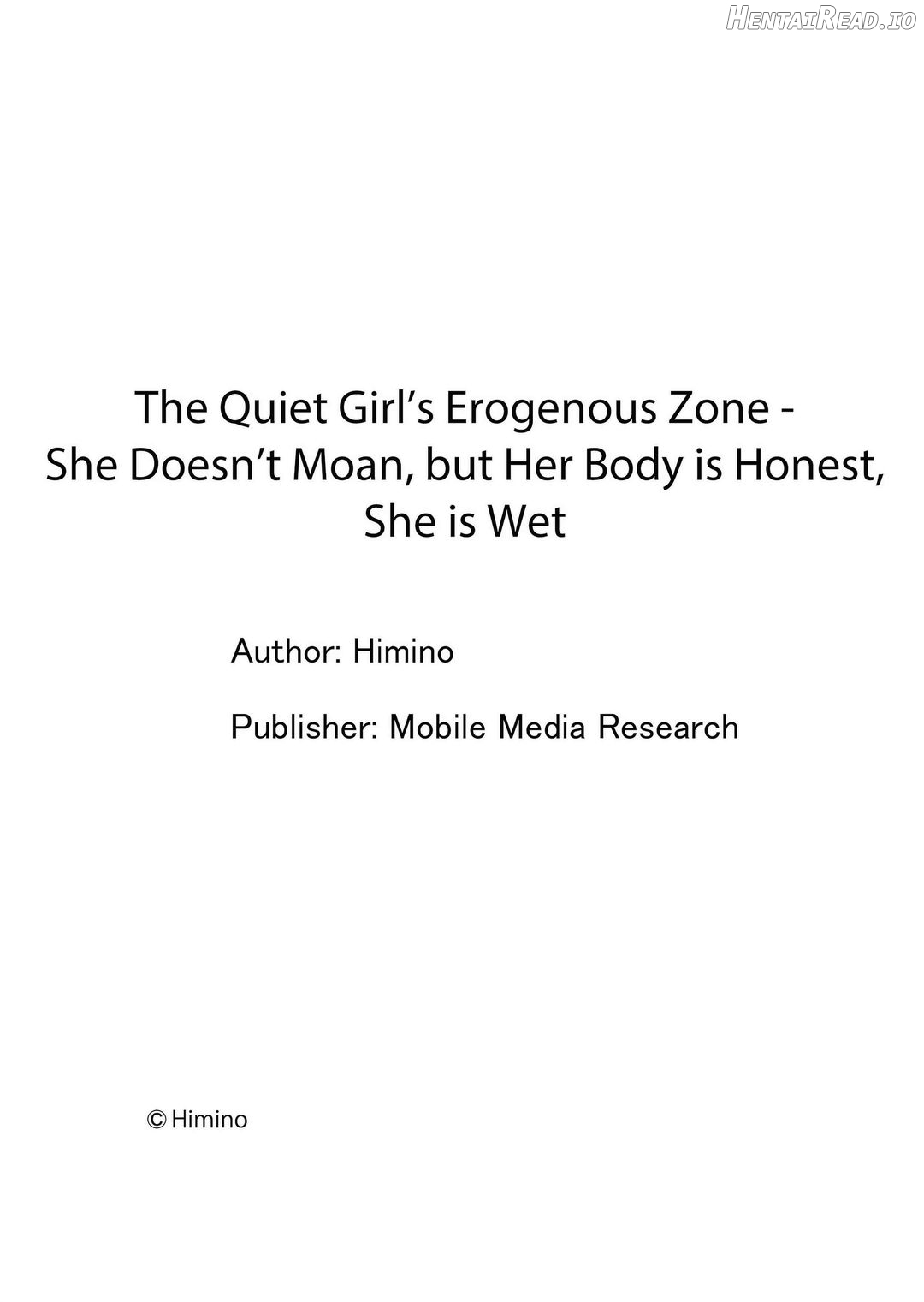 The Quiet Girl’s Erogenous Zone Chapter 81 - page 9