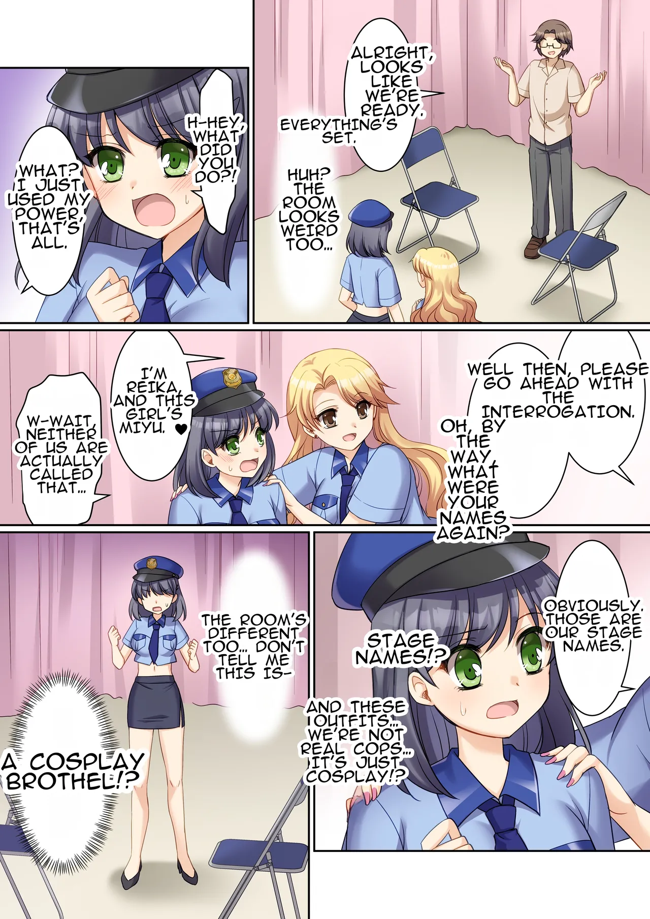 TS Genzitsu Kaihen ~ Shinzin Kosupure Fuuzoku Jou ♀ ni Ochiru Keisatsukan ♂ ~ Chapter 1 - page 5