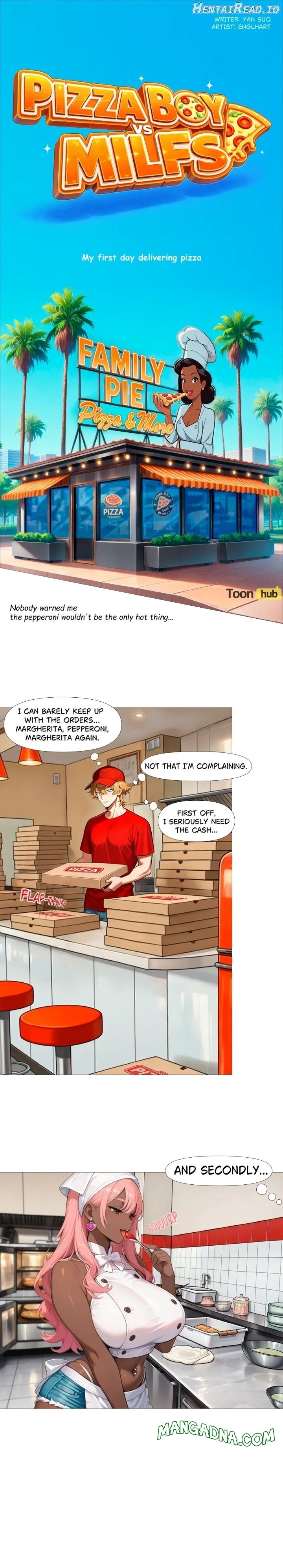 Pizza Boy vs MILFs Chapter 1 - page 1