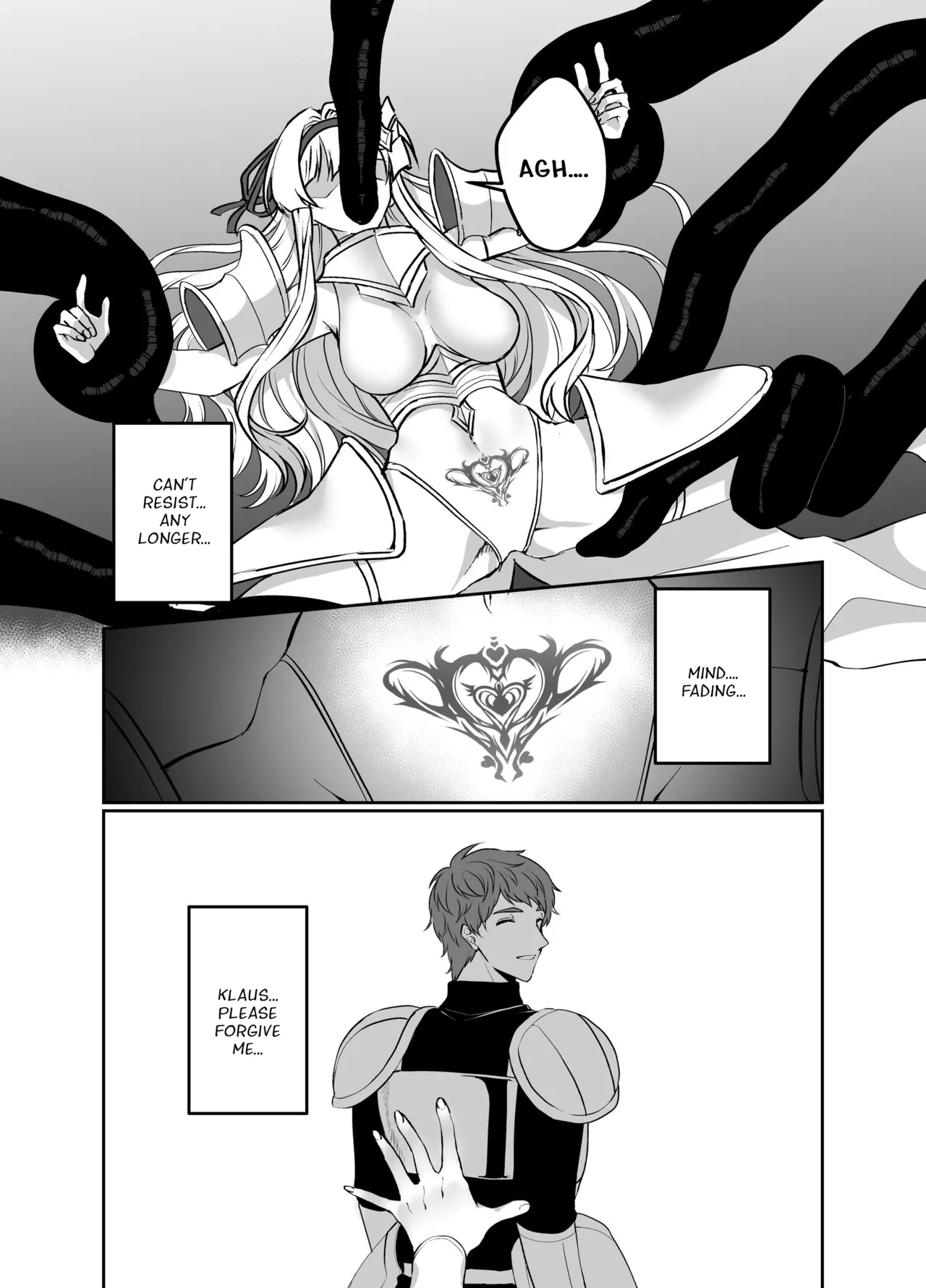 Hyouten no Kishi Alicia ~Seigi no Hime Kishi ga Maou no Utsuwa ni Somari Ochiru Toki kara~ Chapter 1 - page 14