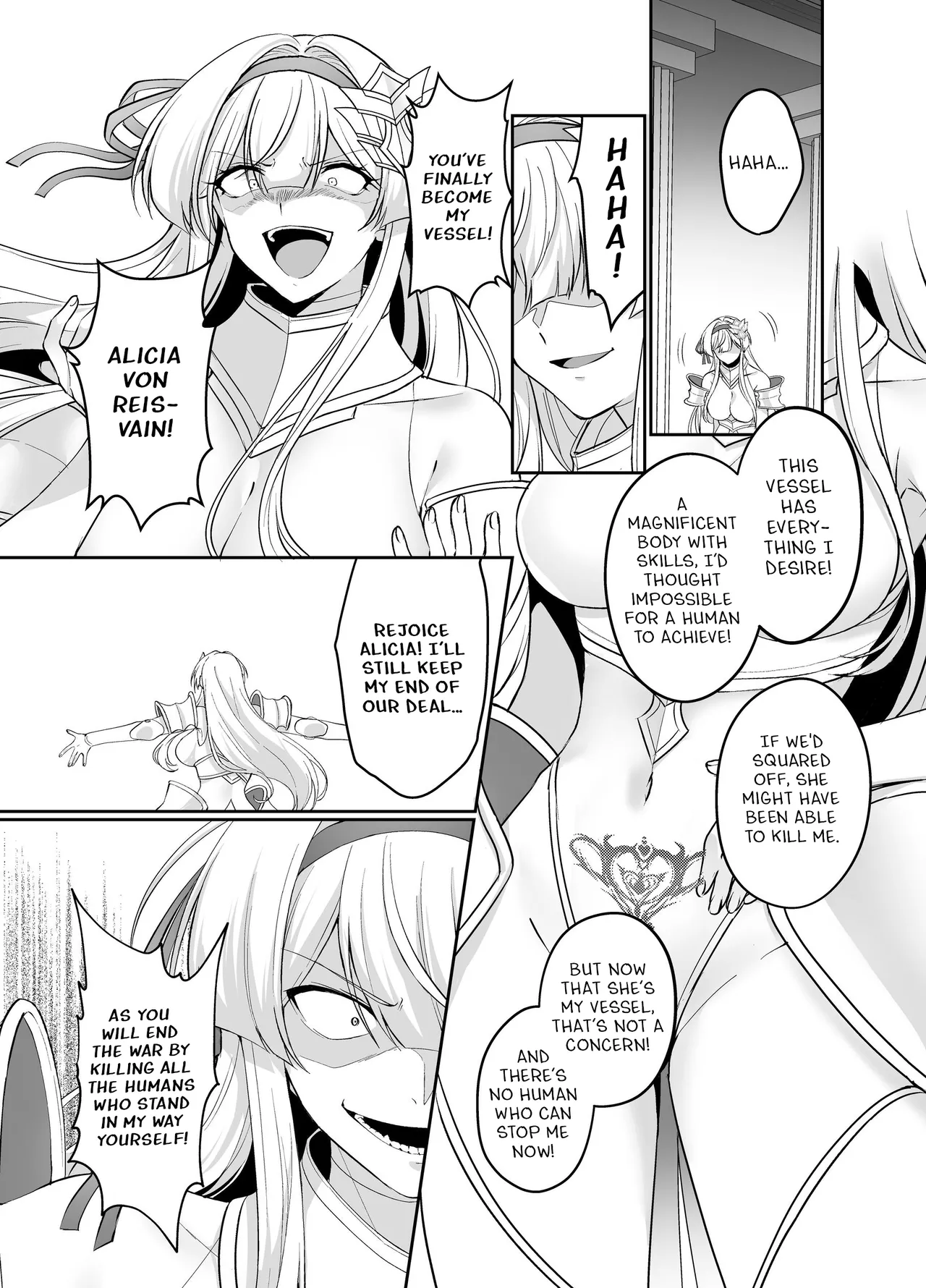 Hyouten no Kishi Alicia ~Seigi no Hime Kishi ga Maou no Utsuwa ni Somari Ochiru Toki kara~ Chapter 1 - page 16