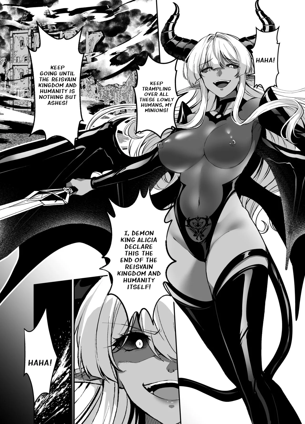 Hyouten no Kishi Alicia ~Seigi no Hime Kishi ga Maou no Utsuwa ni Somari Ochiru Toki kara~ Chapter 1 - page 36