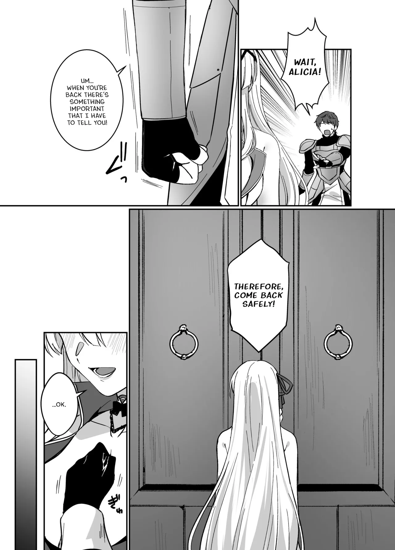 Hyouten no Kishi Alicia ~Seigi no Hime Kishi ga Maou no Utsuwa ni Somari Ochiru Toki kara~ Chapter 1 - page 4