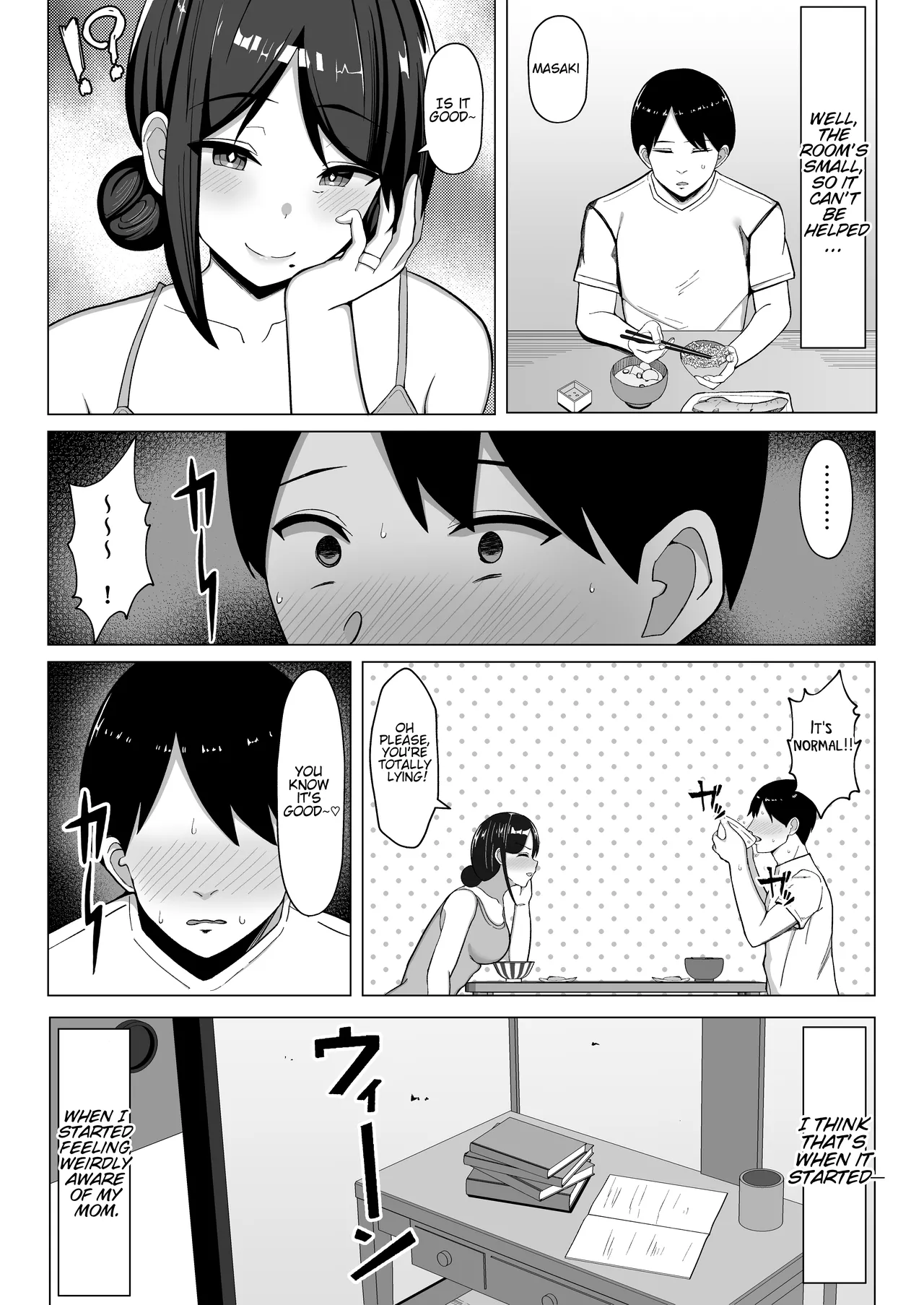 The story of how I ended up living with my mom in a four-and-a-half tatami room 1. Chapter 1 - page 8