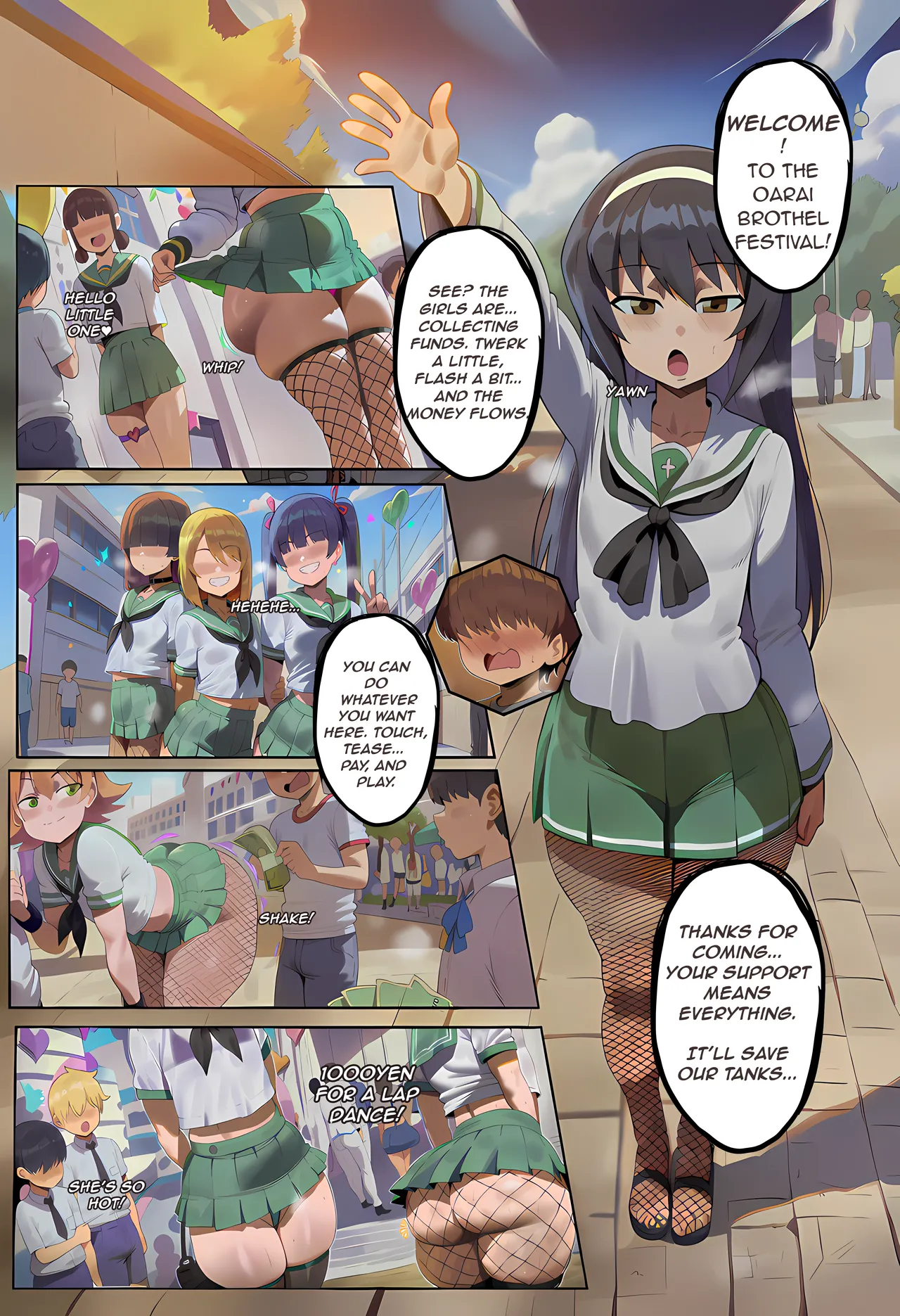 The Oarai Brothel Initiative Chapter 1 - page 14