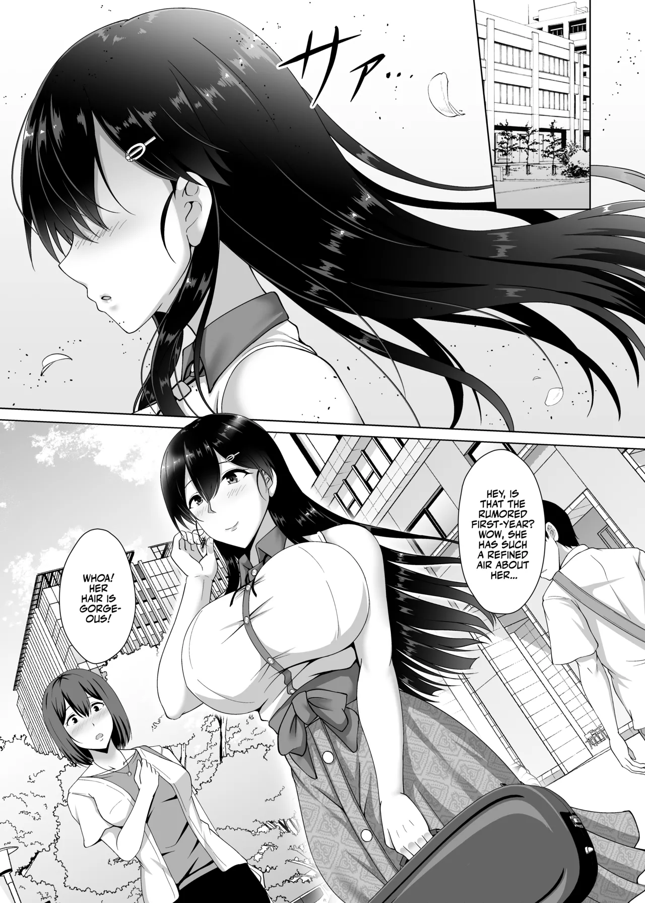 Kanojo ga Kami o Someta Wake ~Kataomoi no Seiso Kurokami Ojou-sama ga Boku no Shiranai Tokoro de Otoko no Aji o Oboeru Hanashi~ Chapter 1 - page 3