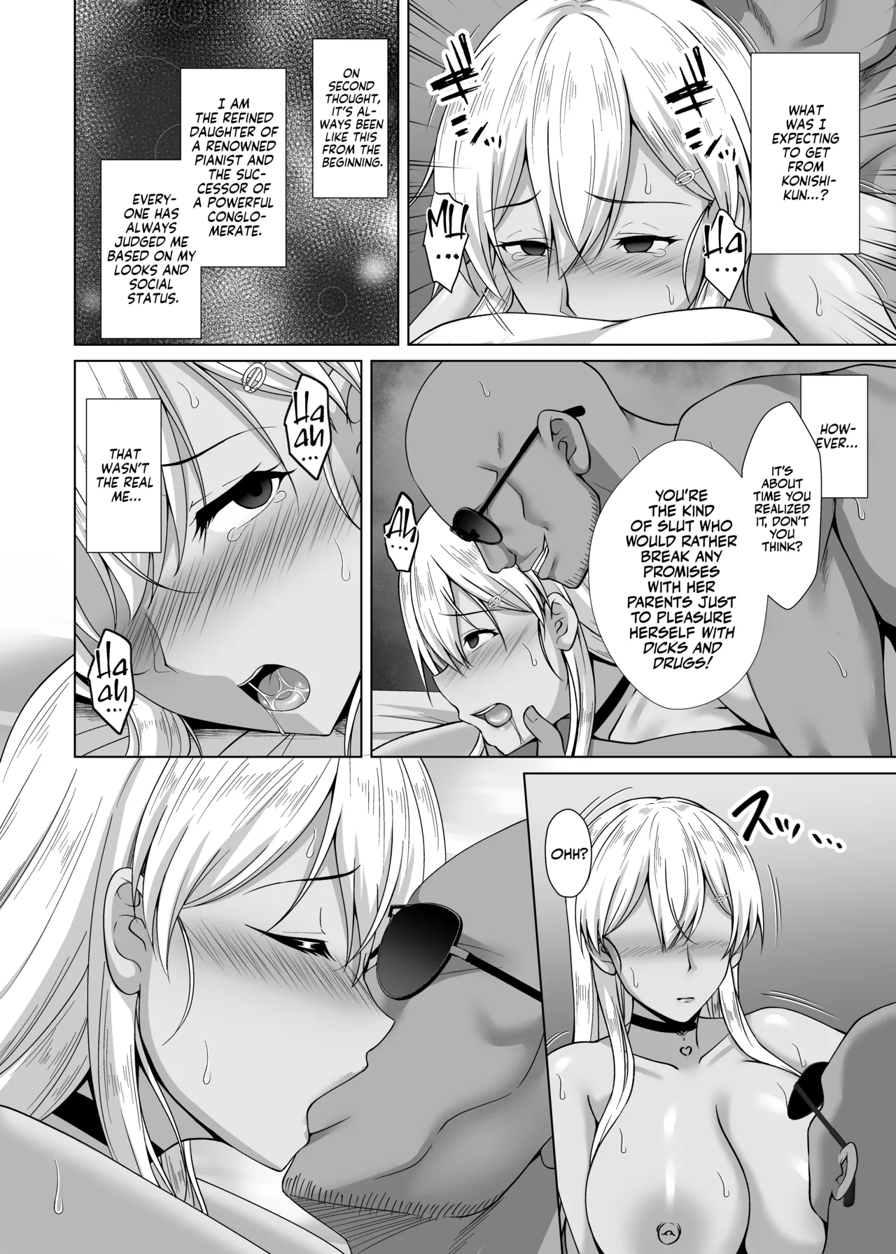 Kanojo ga Kami o Someta Wake ~Kataomoi no Seiso Kurokami Ojou-sama ga Boku no Shiranai Tokoro de Otoko no Aji o Oboeru Hanashi~ Chapter 1 - page 38