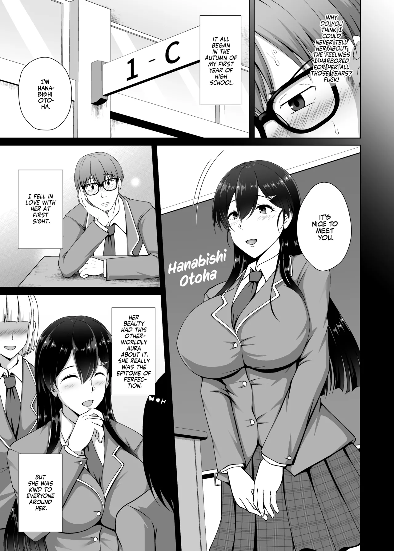 Kanojo ga Kami o Someta Wake ~Kataomoi no Seiso Kurokami Ojou-sama ga Boku no Shiranai Tokoro de Otoko no Aji o Oboeru Hanashi~ Chapter 1 - page 5