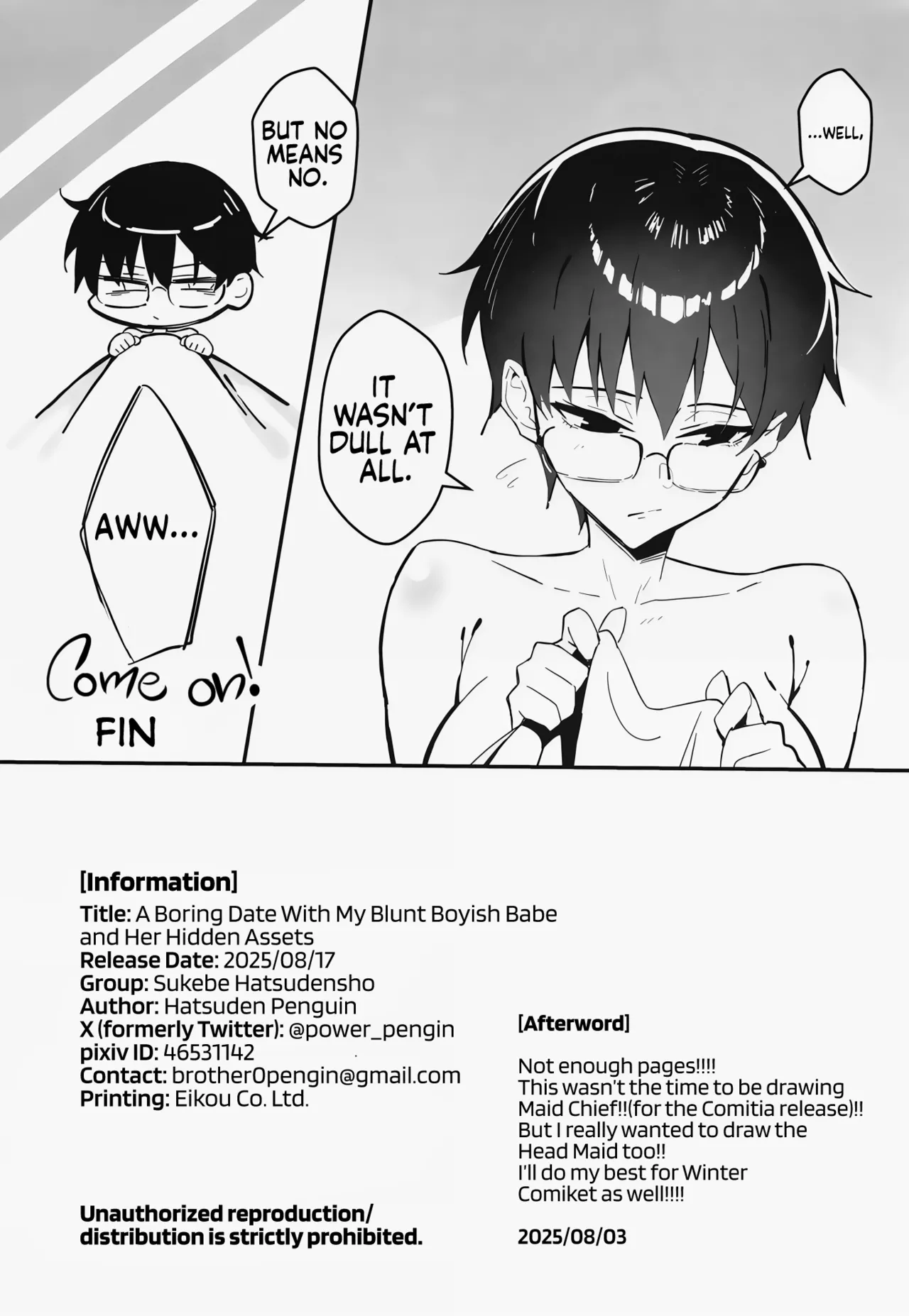 Buaisou na Kakure Kyonyuu Boyish Kanojo to Taikutsu na Date Chapter 1 - page 31