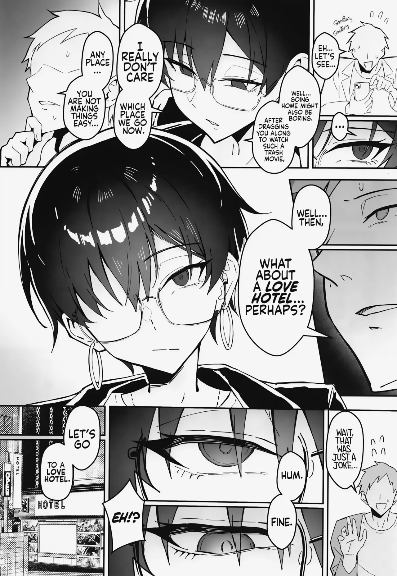 Buaisou na Kakure Kyonyuu Boyish Kanojo to Taikutsu na Date Chapter 1 - page 7