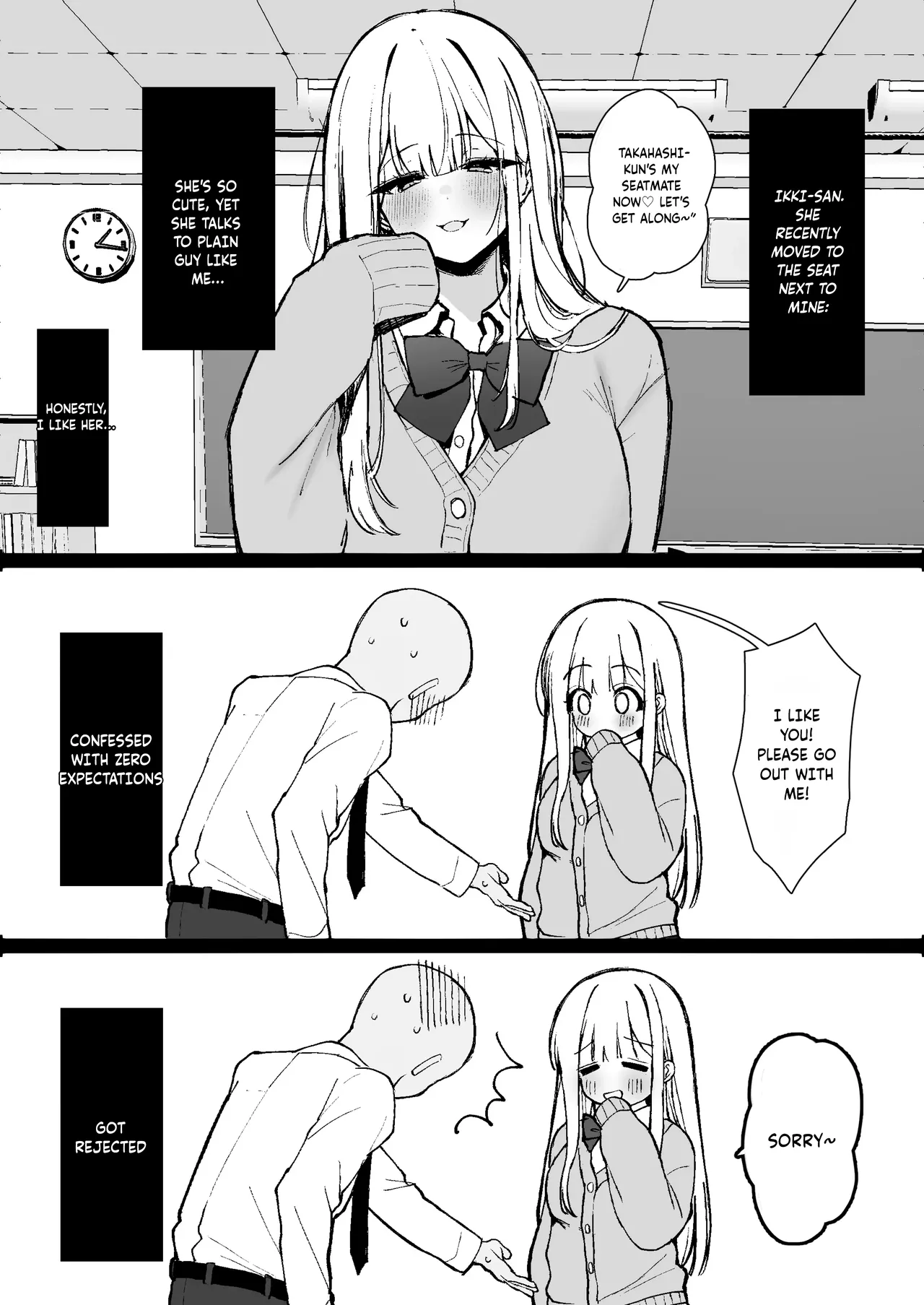 A life-ruining girl who'll do all sorts of naughty things with you but will never be yours Chapter 1 - page 4