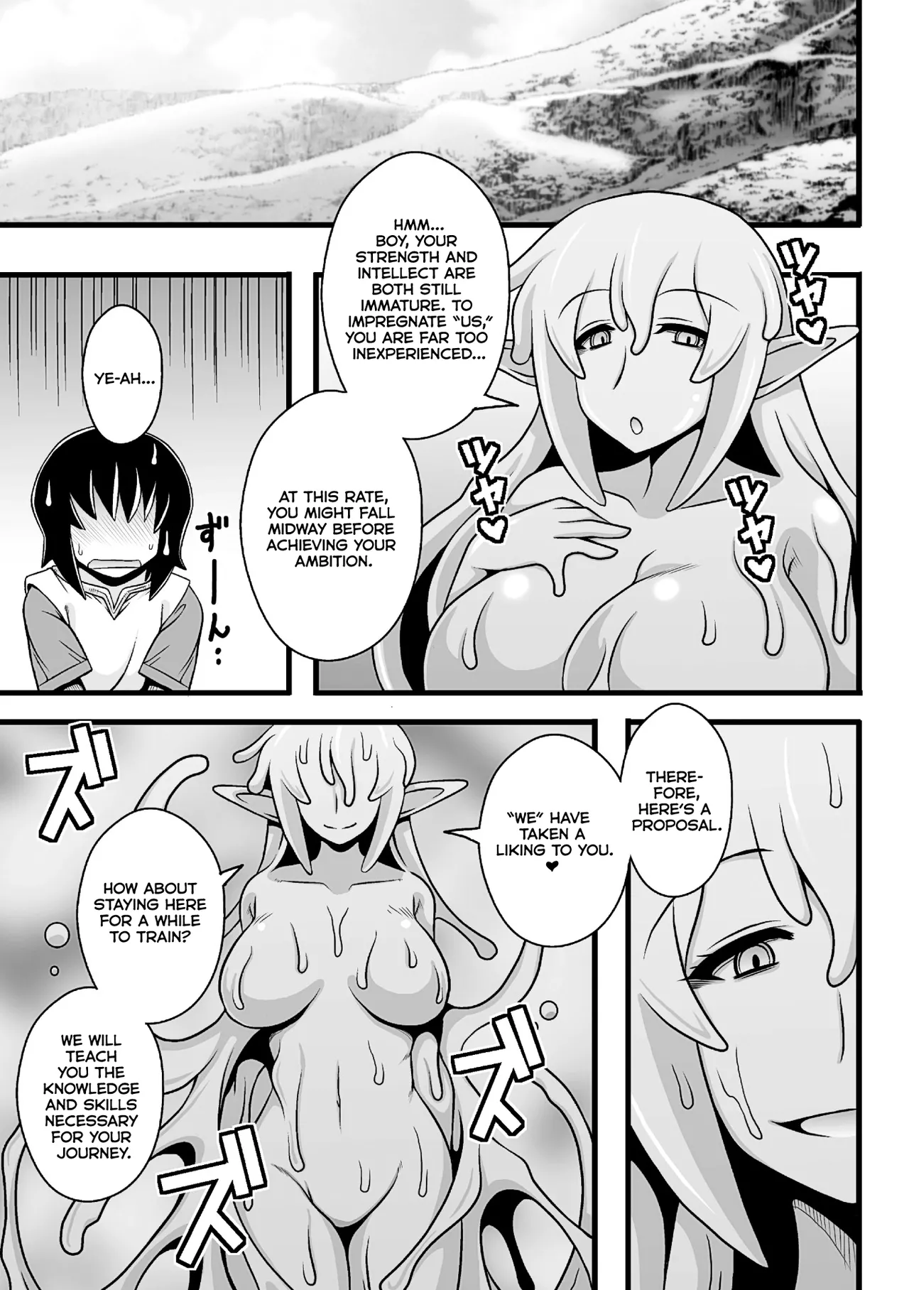 Onesura! ~Slime Onee-san Tachi no Shanikusai~ Chapter 1 - page 23
