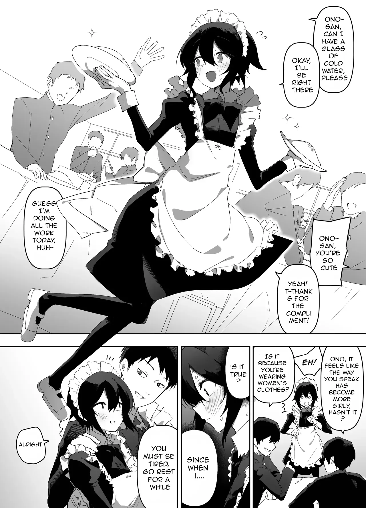 Nonke na Ore ga Doukyuusei ni Me o Tsukerare Mesu Ochi Suru Hanashi Chapter 1 - page 4