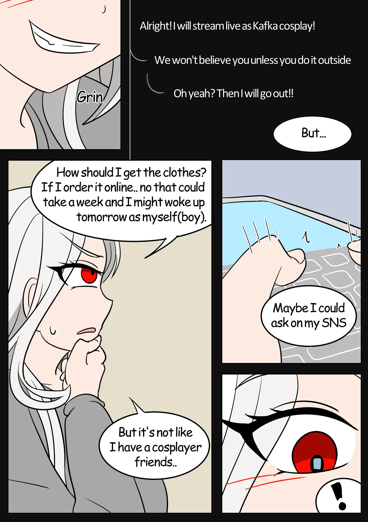 Waking up as OC Chapter 1 - page 7