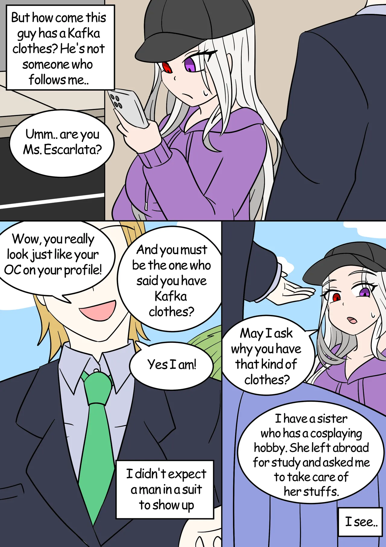 Waking up as OC Chapter 1 - page 9