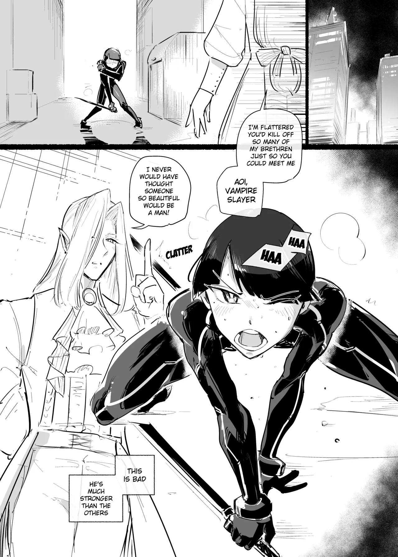 Aoi, the vampire slayer part 1 Chapter 1 - page 1