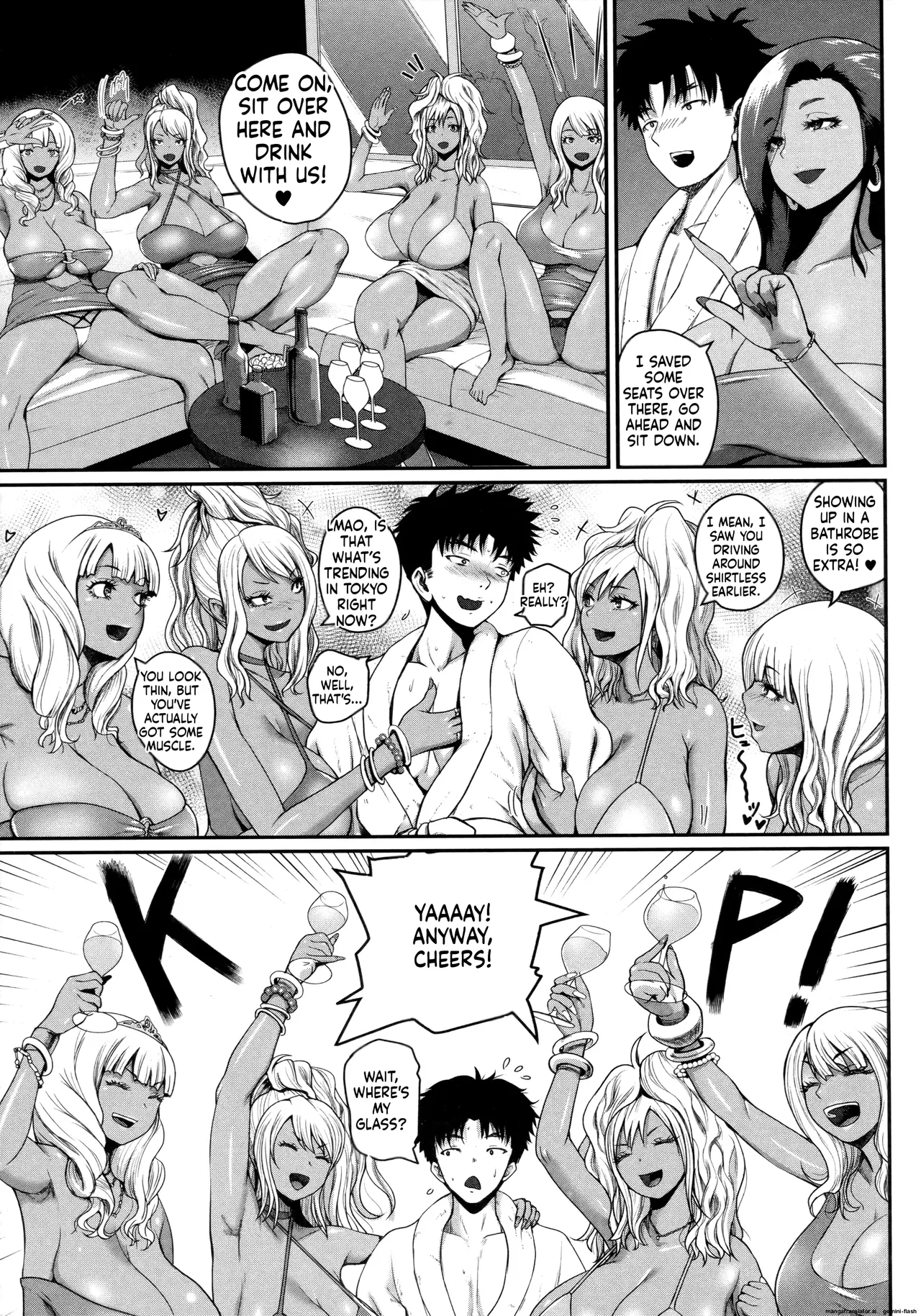 Invite! SEX-darake no Shima desu ga Nani ka? + Melonbooks Kounyuu Tokuten Chapter 2 - page 11