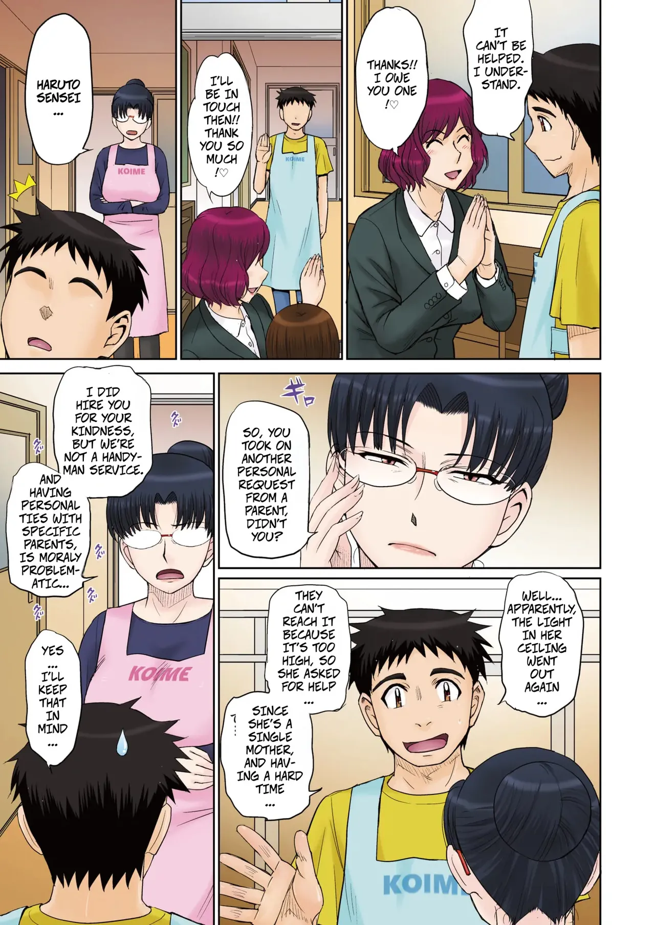 Mama's Just Love Daycare Ch1 -- Mama-san Koi Iku-en Chapter 1 - page 3