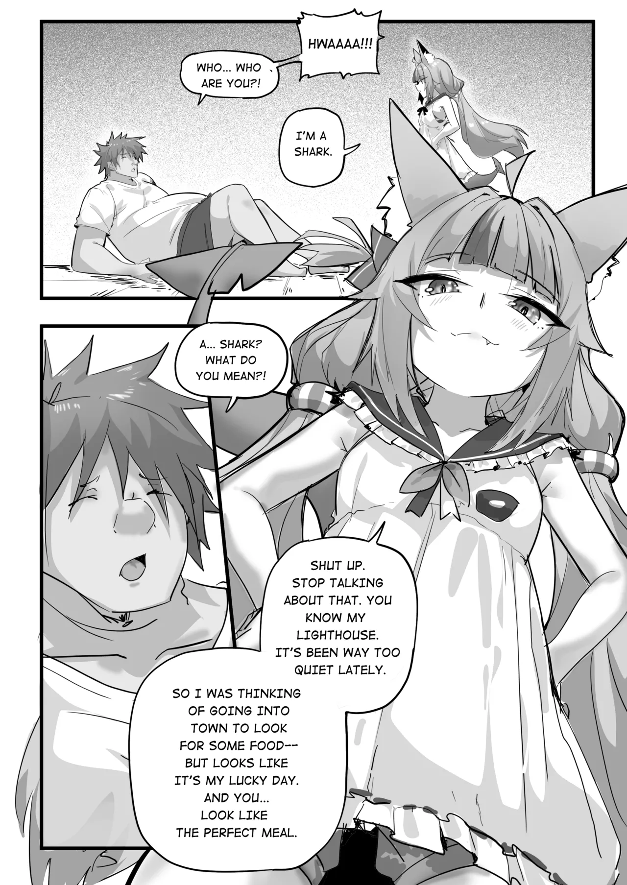 That person actually come at my house Chapter 1 - page 4