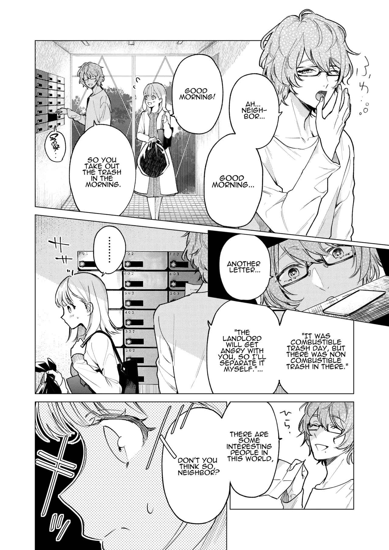 The Neighbor in Room 203 Disappeared Leaving their Keys Behind. Chapter 1 - page 7