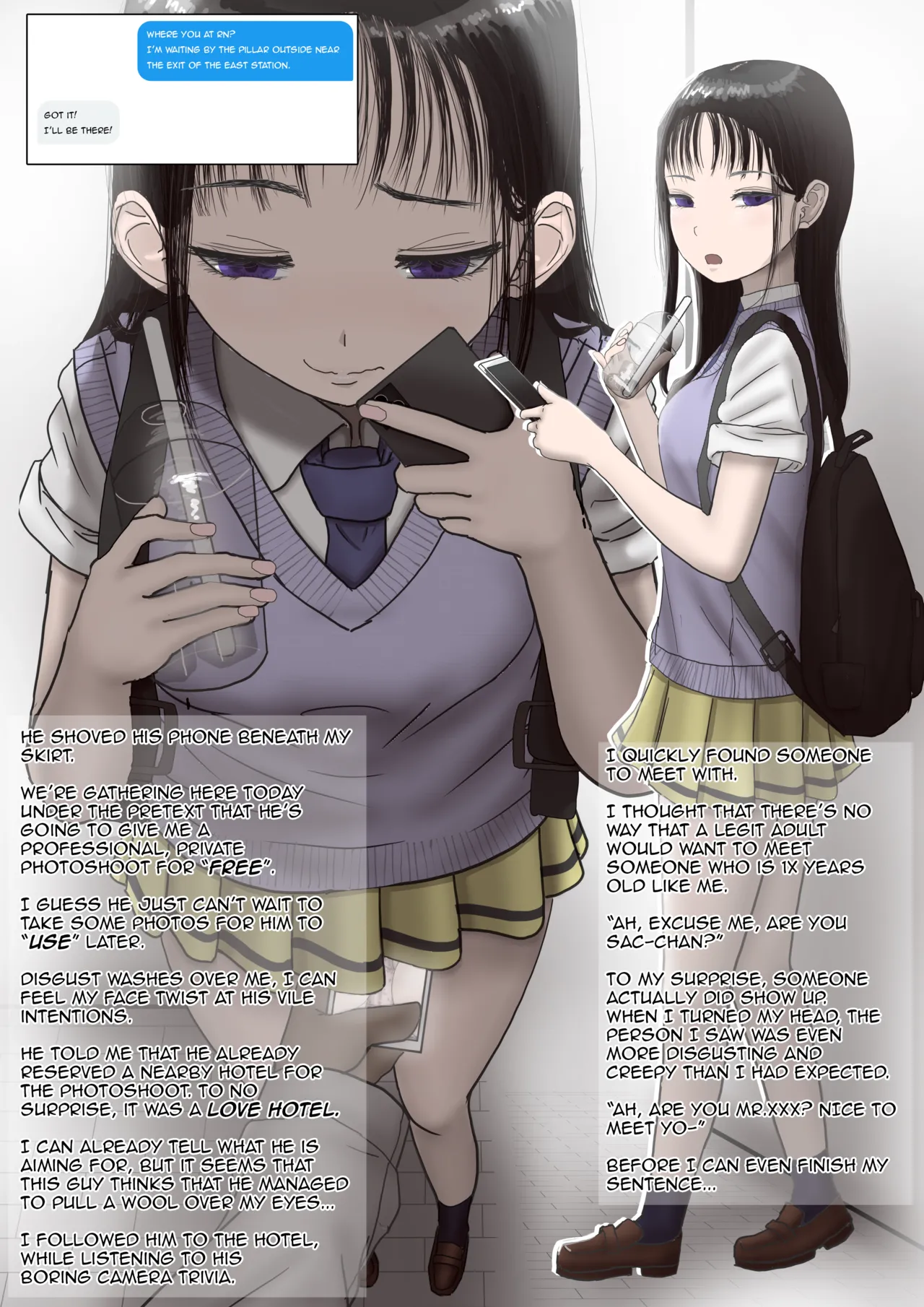 Sachi Mima's Secret Acount Chapter 1 - page 8