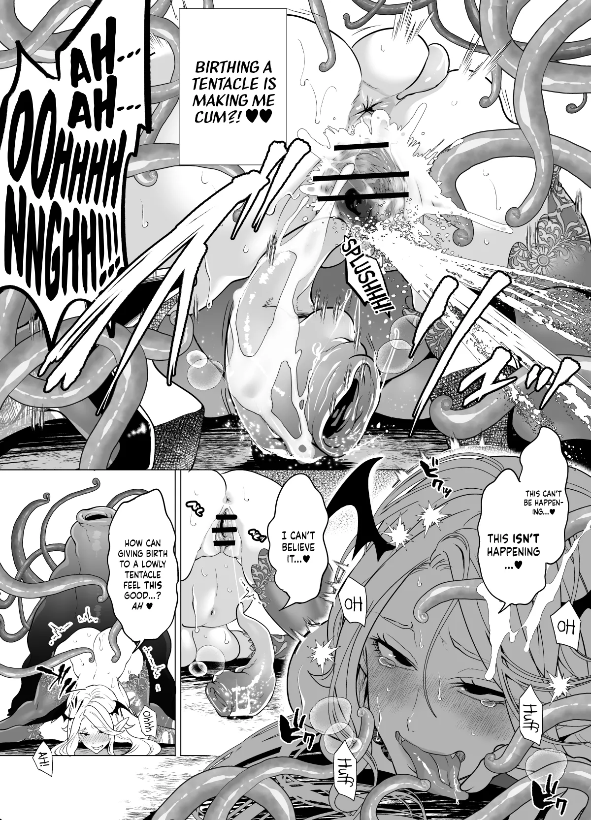 Shokushu Kan Haramase de Takabisha Succubus o Wakaraseru! Chapter 1 - page 25
