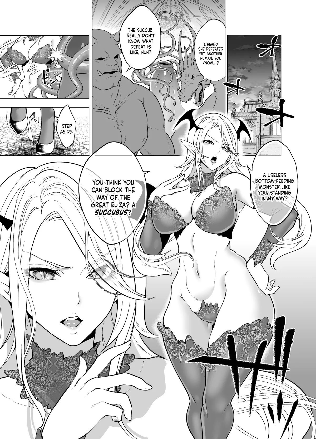 Shokushu Kan Haramase de Takabisha Succubus o Wakaraseru! Chapter 1 - page 3