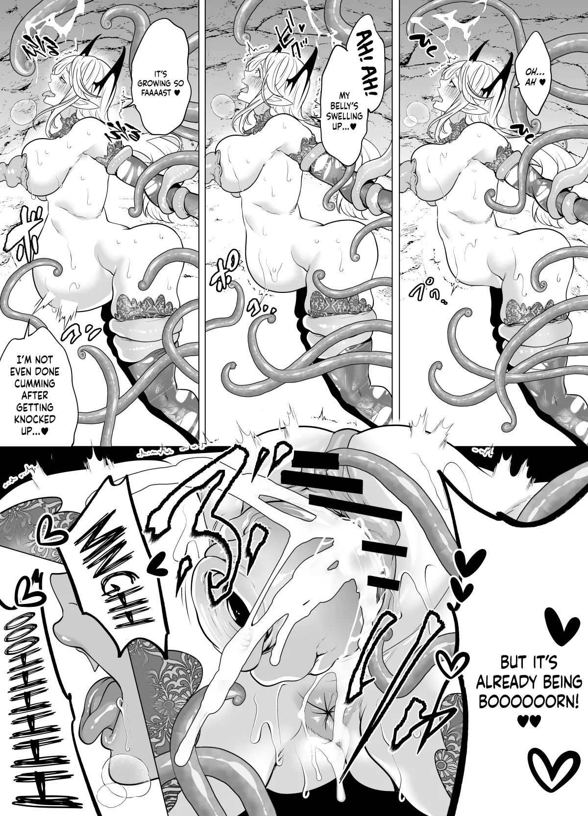 Shokushu Kan Haramase de Takabisha Succubus o Wakaraseru! Chapter 1 - page 33