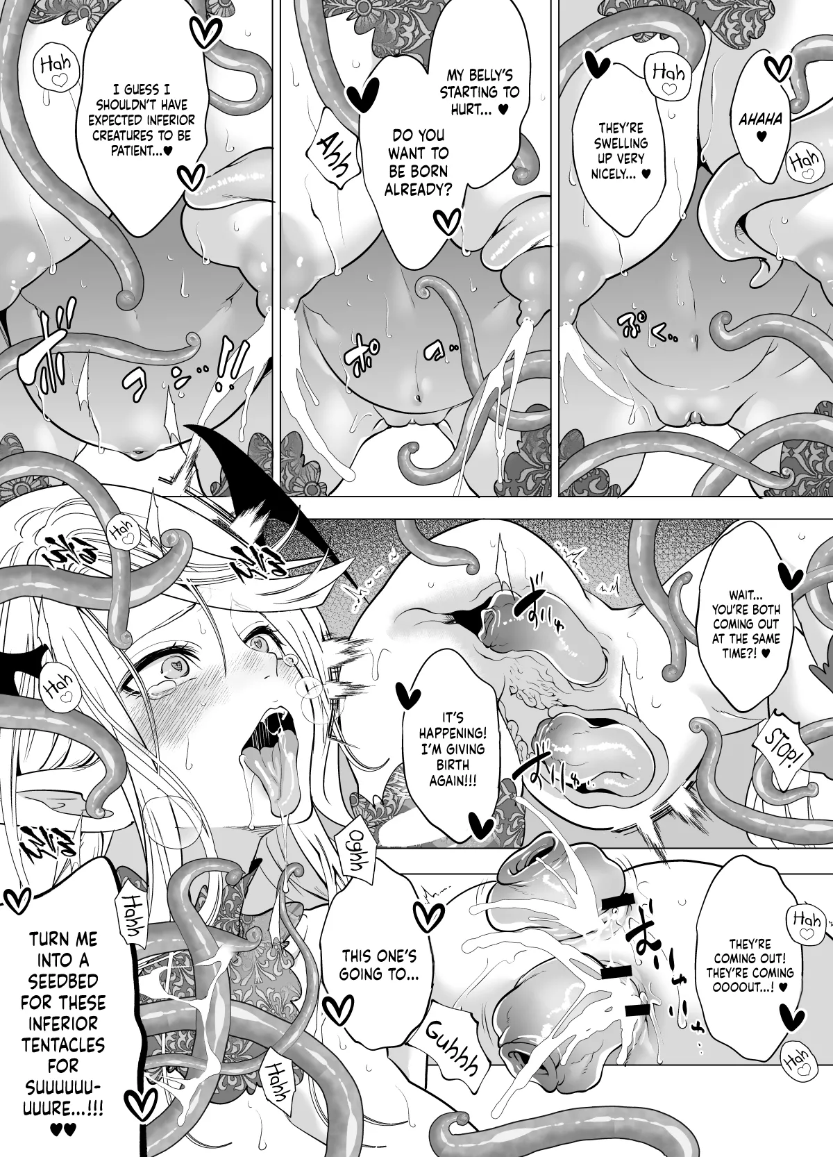 Shokushu Kan Haramase de Takabisha Succubus o Wakaraseru! Chapter 1 - page 38
