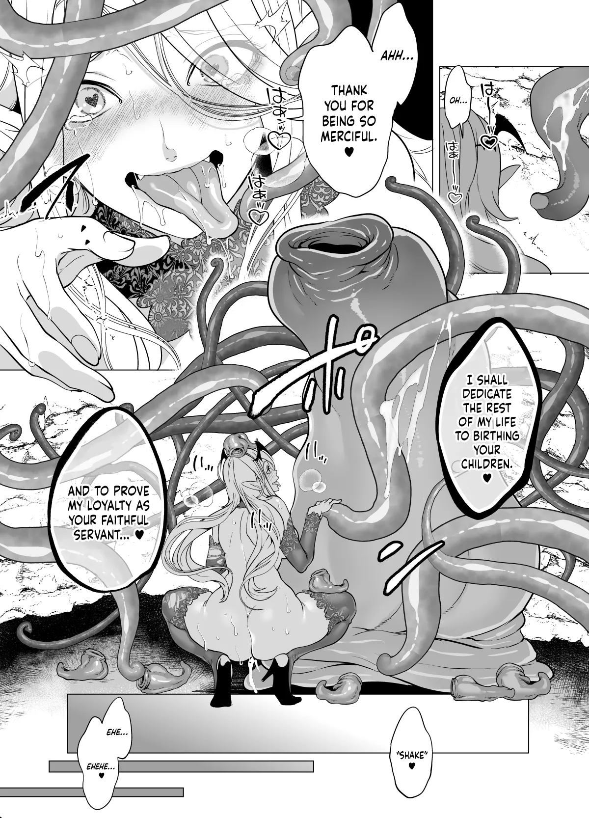 Shokushu Kan Haramase de Takabisha Succubus o Wakaraseru! Chapter 1 - page 49