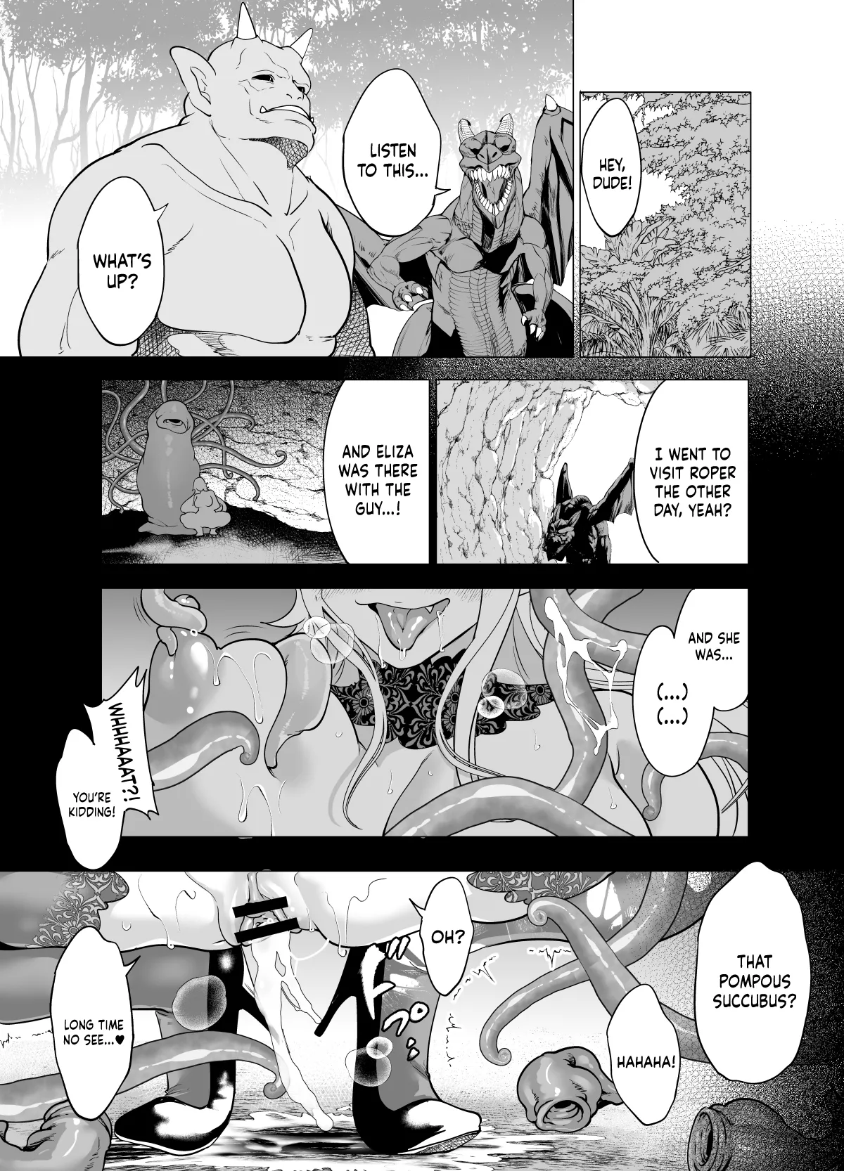 Shokushu Kan Haramase de Takabisha Succubus o Wakaraseru! Chapter 1 - page 51