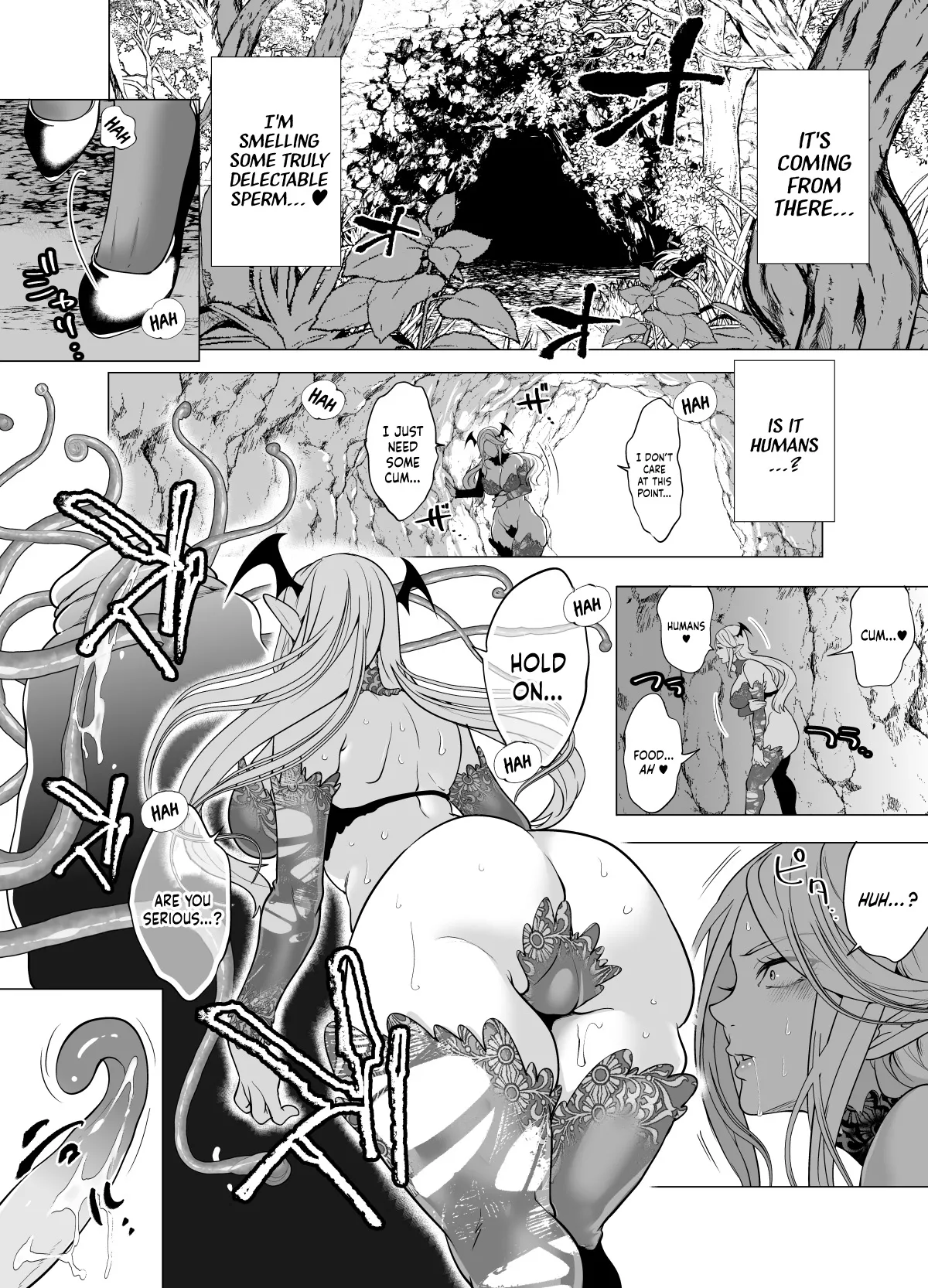 Shokushu Kan Haramase de Takabisha Succubus o Wakaraseru! Chapter 1 - page 7