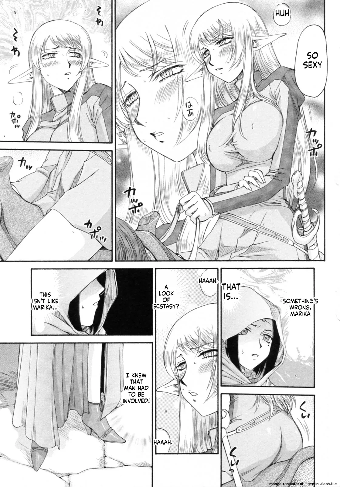 Elf Kishi Marika Injoku Yuugi Chapter 1 - page 139