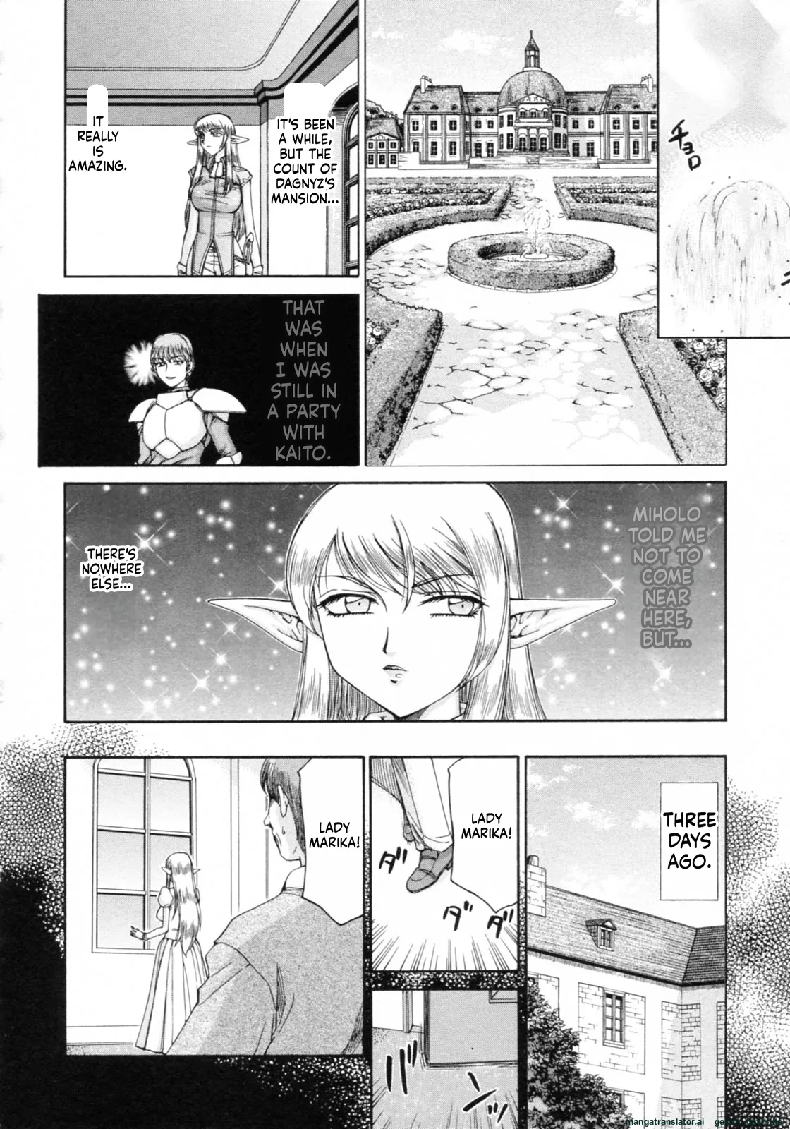 Elf Kishi Marika Injoku Yuugi Chapter 1 - page 28