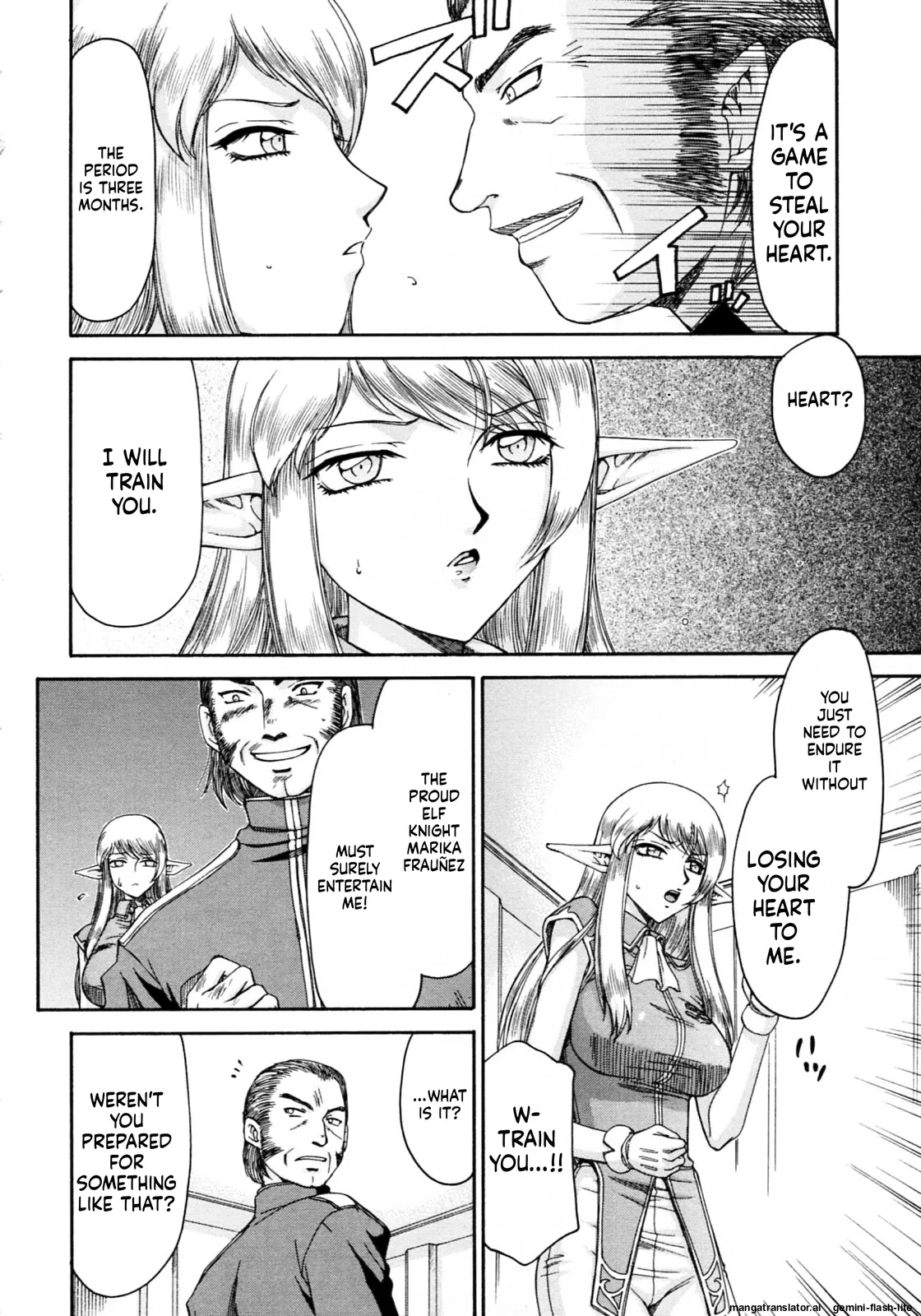 Elf Kishi Marika Injoku Yuugi Chapter 1 - page 34