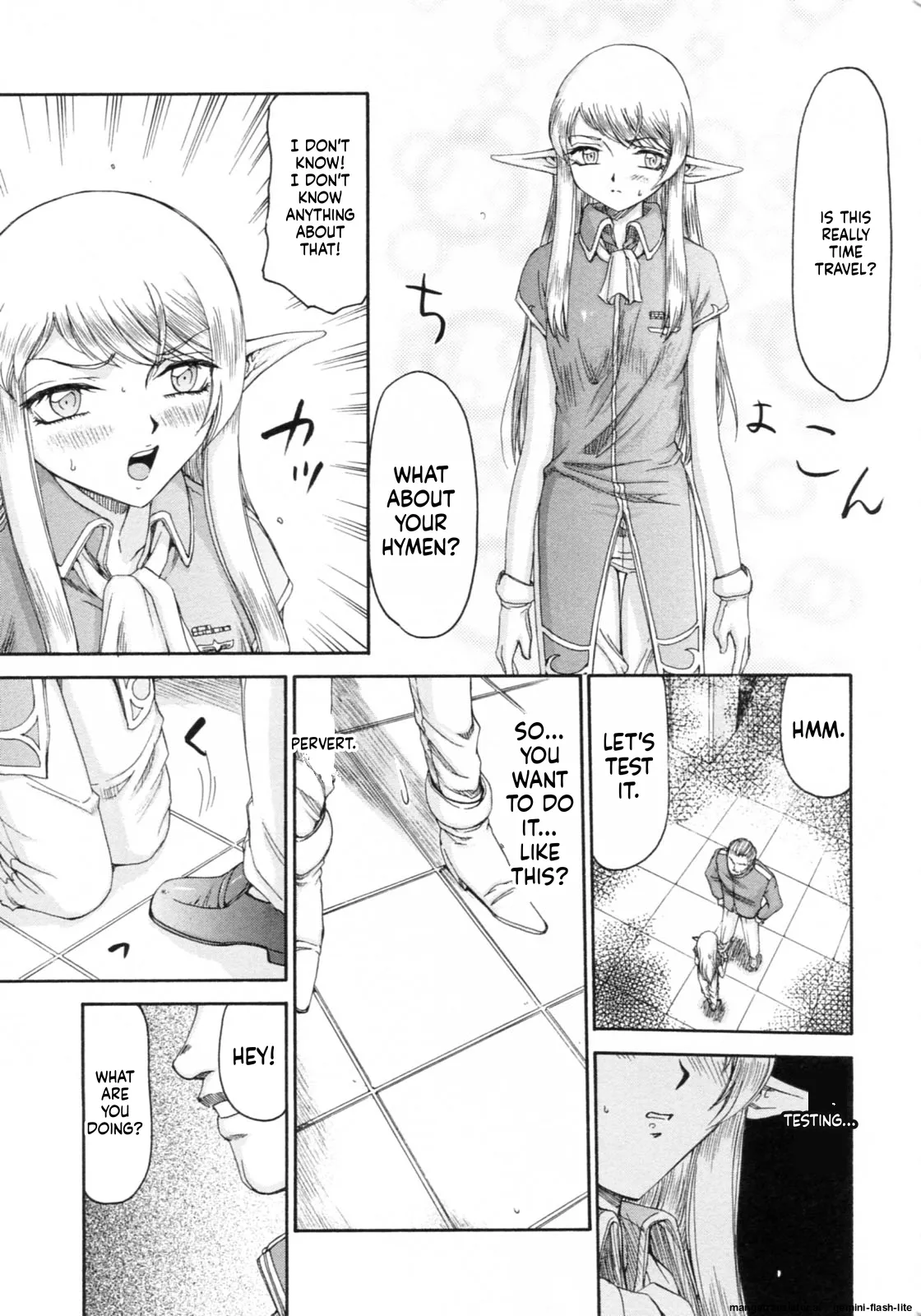 Elf Kishi Marika Injoku Yuugi Chapter 1 - page 53