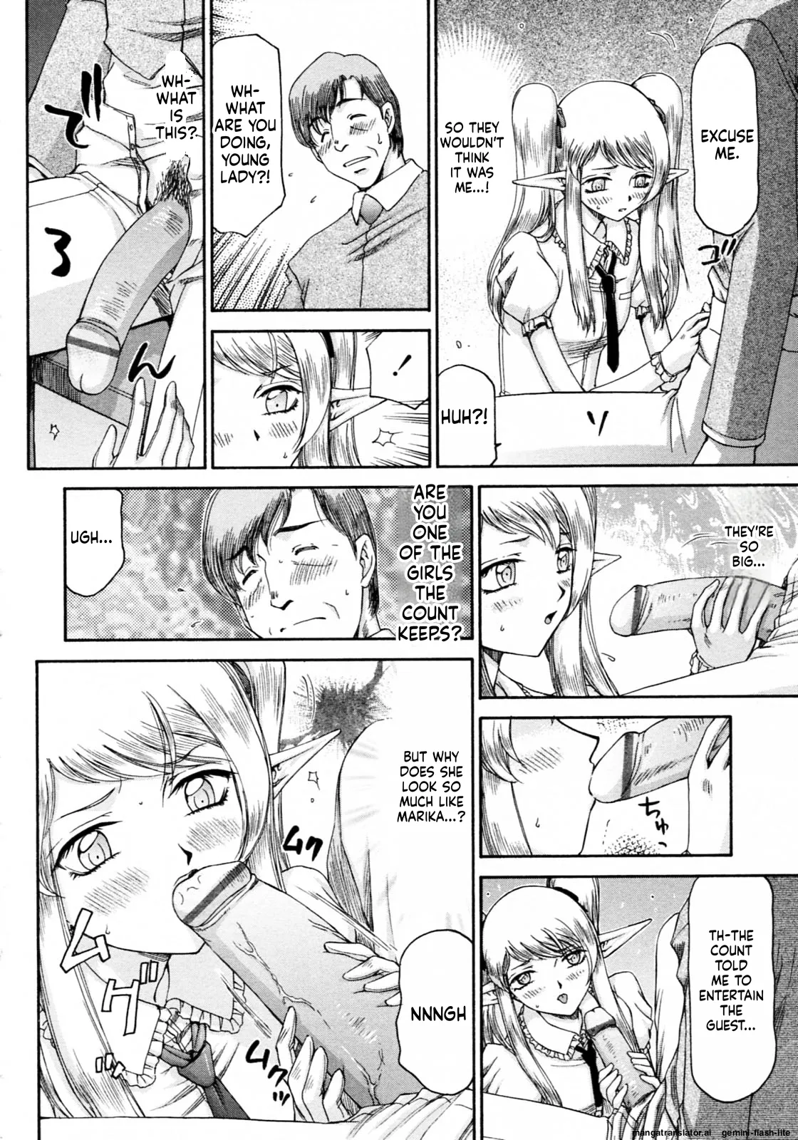 Elf Kishi Marika Injoku Yuugi Chapter 1 - page 56
